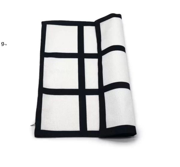 Декоративная подушка теплопередача сублимация пустых наволочка квадрат 9 Блок DIY Печать фото подушка подушка