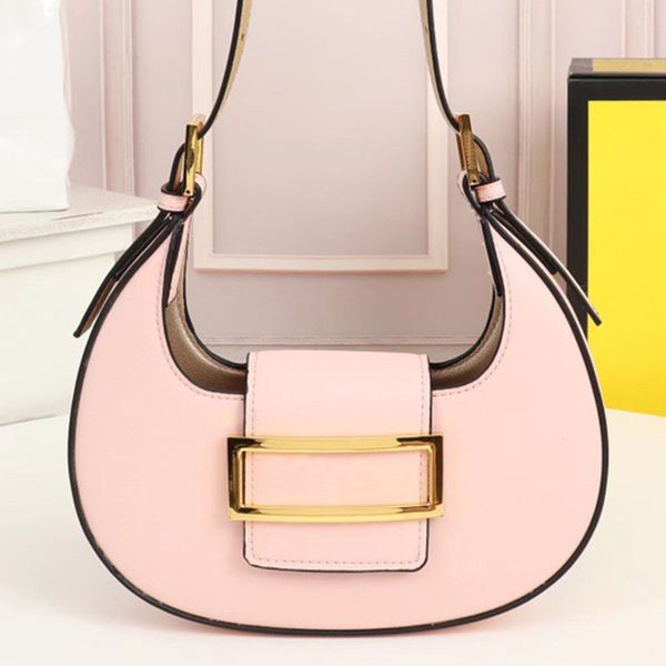 

2022 new shoulder bag designer half-moon leather armpit bag fashion open multicolor versatile ladies handheld crossbody wallet