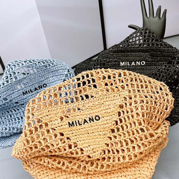 

raffia designer tote bags women fiber totes one shoulder braided handbag lady fishnet bag purse 42 cm
