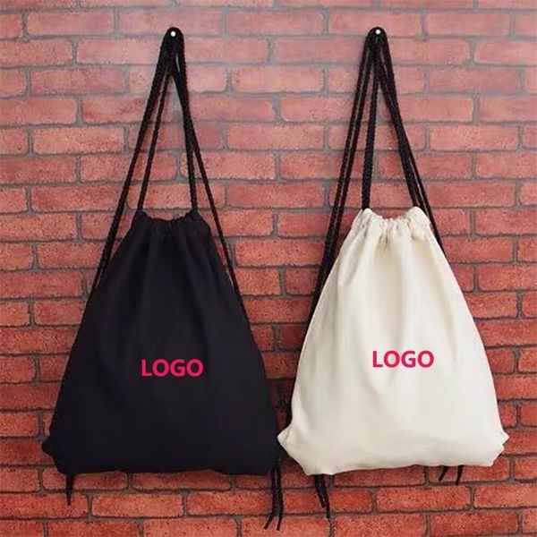 200pcslot Custom Conting Cotton Back Bag Designs Design