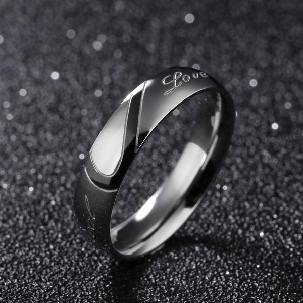 

valentine's day preferred men''s and ladies ring set romantic heart-shaped jewelry couple ring for the couple260z, Silver