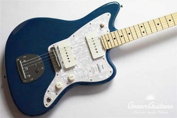

2022 collection hybrid ii jazzmaster indigo trans electric guitar