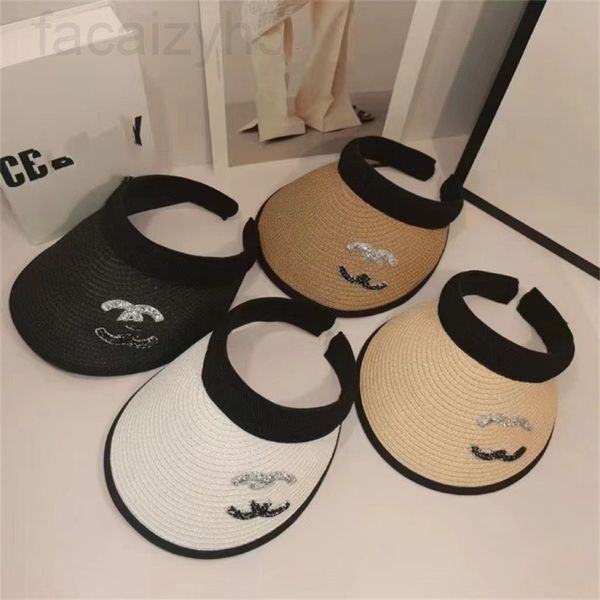 

visors designer 2020 summer new straw hat empty beach sun duck tongue screenowk22020, Blue;gray