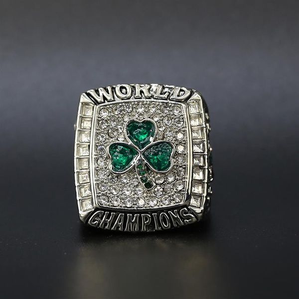 

fashion sports jewelry 2008 boston basketball championship ring men rings for fans us size 11# 236t, Golden;silver