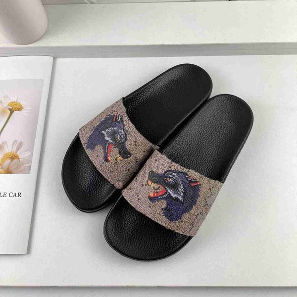 

ladies mens slippers fashion designer ggity summer elegant mature sandals women bee slide hy, Black