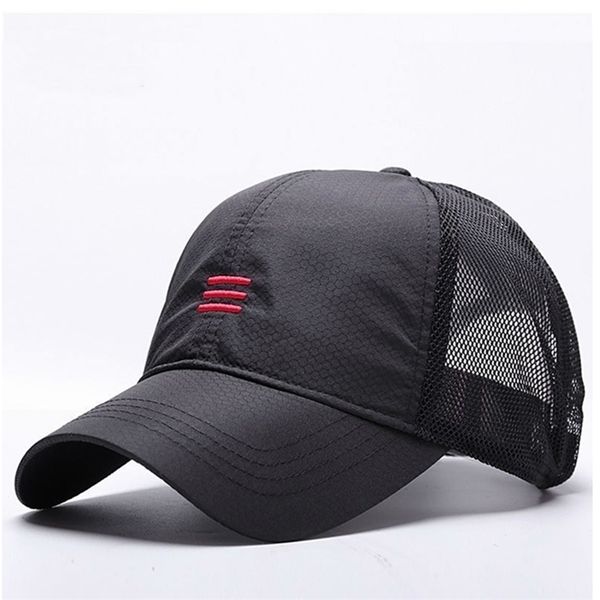 

big head man plus size baseball cap men summer thin fabric mesh sun hat male hats  55 59cm l 60 64cm 220813, Blue;gray