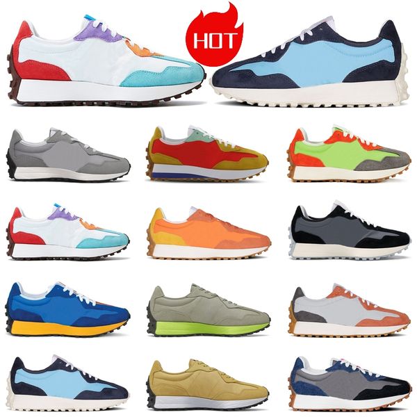 

327 women men running shoes leaf green burgundy casablanca orange black sea smoke salt pride nimbus cloud moonbeam ghost pepper mens trainer