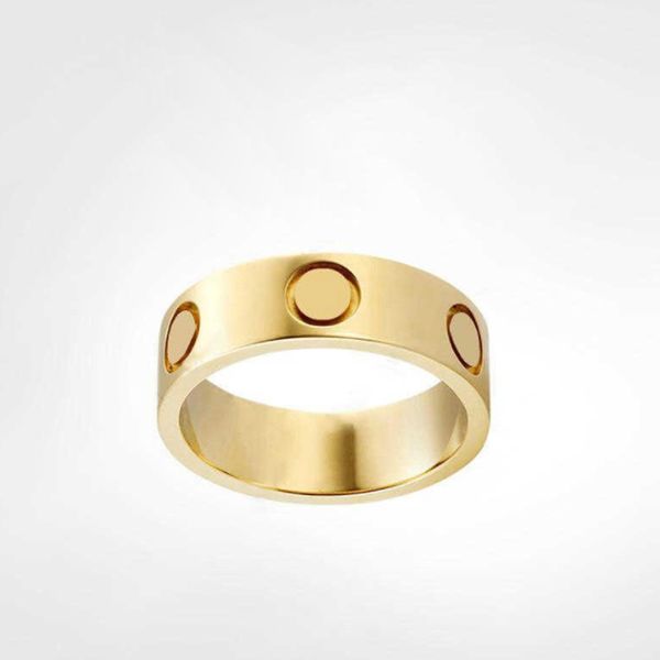 grossisti in acciaio in acciaio argento anello d'amore uomini e donne gioielli in oro rosa per amanti Anelli coppia taglia regalo 5-11 larghezza 4-6 mm