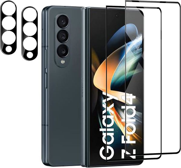 

for samsung galaxy z fold 4 5g tempered glass screen protector and camera protective film