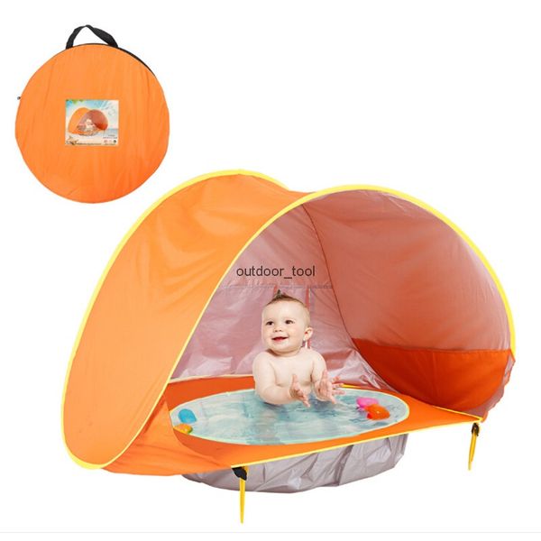 Outdoor Kids Portable Games Beach Tent Build Sun Child Plomgy Bool Play House Toy Toys Toys