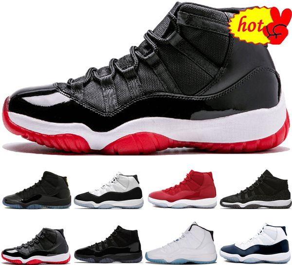 

2018 11 cap and gown prom night new 11s basketball shoes men space jam bred concord black prm heiress win like 96 sports trainers sneakers
