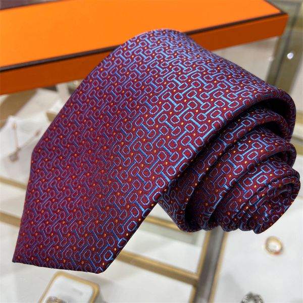 Cravatte da uomo firmate Cravatta casual da uomo d'affari ricamata a mano di marca di fascia alta Regalo da uomo di alta qualità