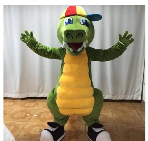

crocodile mascot costume cute crocodile costume xmas halloween, Red;yellow