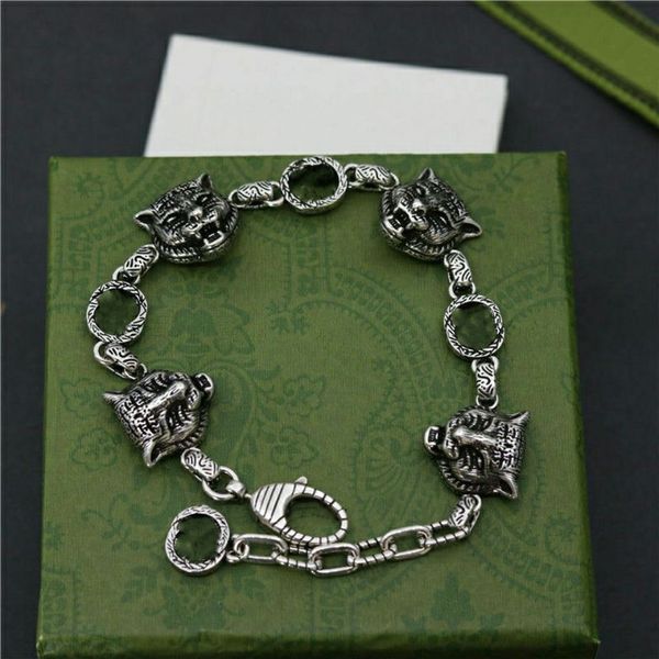 

uicci designer hand catenary luxury link bracelet men and women lovers bracelet, Black