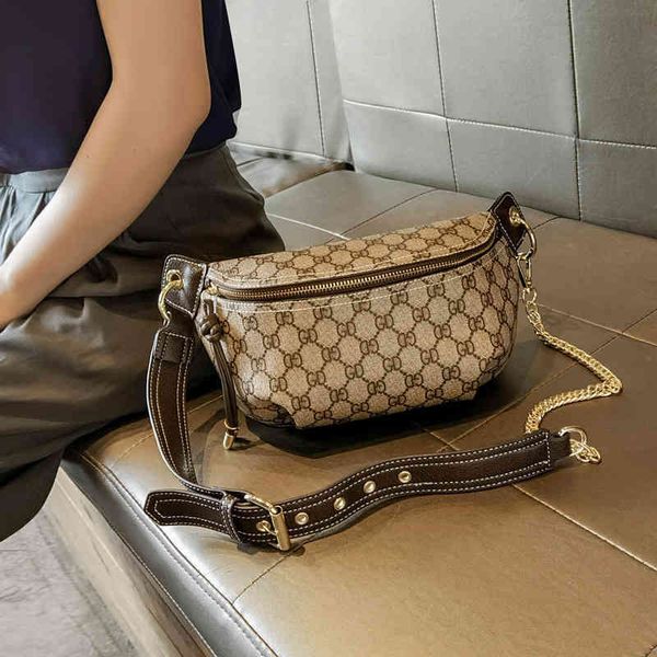 

r women's bag ins chest messenger versatile waist foreign style net red