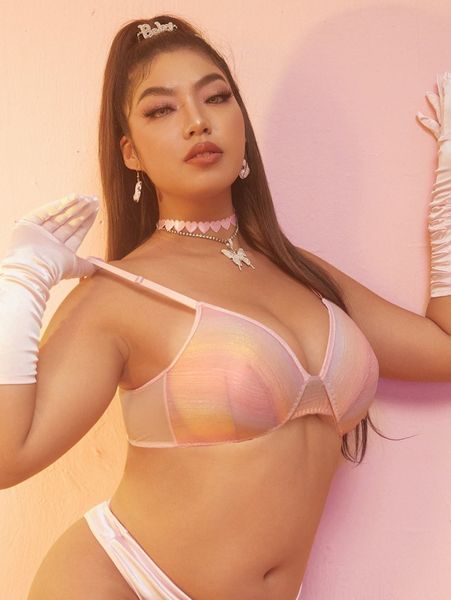 

plus colorful bralette h8oy#, Black;white