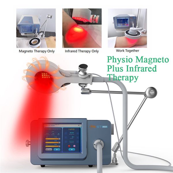 Другое массажное предмет портативная магнитотерапия EMTT Магнитная терапия физиотерапия магнито машина красная светотерапия с почти инфракрасным для спортивных травм и обезболивающего лечения