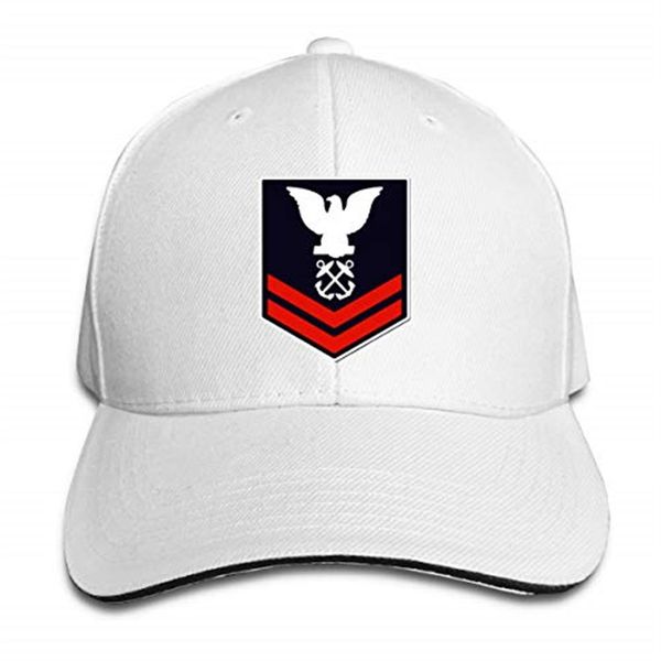 

navy boatswains mate second class baseball cap adjustable peaked sandwich hats unisexe men women baseball sports outdoors strapbac288n, Blue;gray
