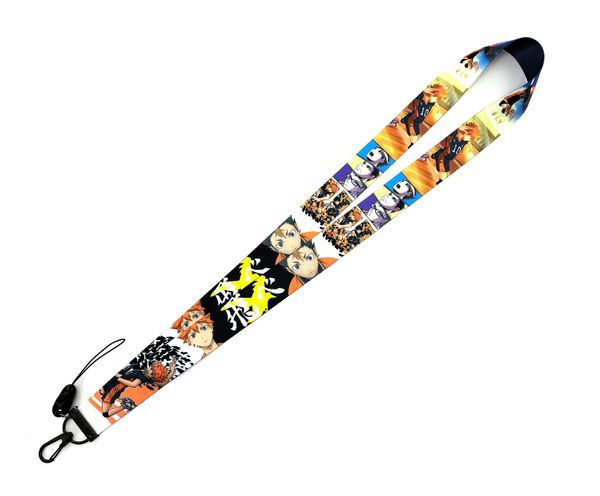 10 Stück Anime Haikyuu Lanyard für Schlüssel, Ausweis, Fitnessstudio, Handy-Gurte, USB-Ausweishalter, DIY, Umhängeband, Hängeseil, Lariat-Lanyard