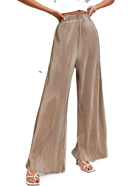 

high waist wide leg pants b5za#, Black;white