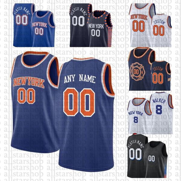 

basketball jerseys custom julius 30 randle rj 9 barrett obi 1 in kemba 8 walker robinson derrick rose immanuel 5 mens jersey, Black;red