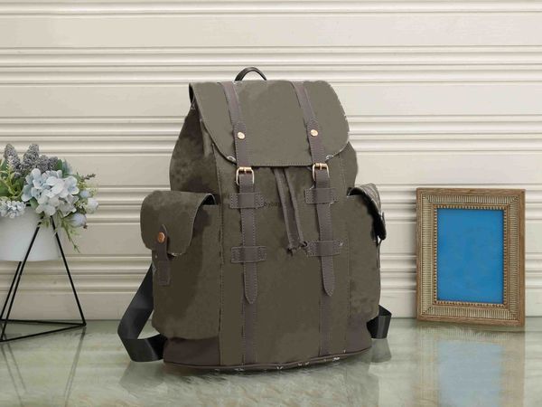 

2023 lady designer bags backpacks fashion women shoulder purse cross body chriser backpack m43735 flap opening press rivets and drawstring c