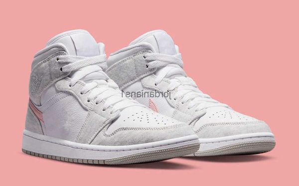 

shoes jumpman 1 mid se light iron ore og designer sports sneakers original