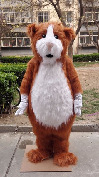 

mascot doll costumehamsters mascot costume custom fancy costume anime kit mascotte theme fancy dress carnival costume41131, Red;yellow