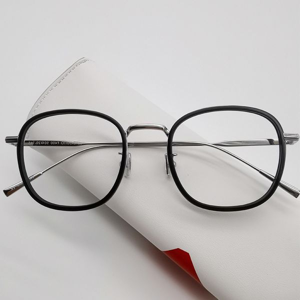 

50% discount for factory direct salesd family eyeglasses frame cd same type plain myopia prevention blu ray thinness concealing artifact who, White;black