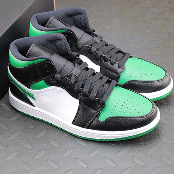 

designer shoes series non-slip wear resistant men's basketball classic design woman black--green sneaker casual shoe
