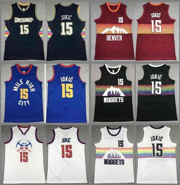 

basketball jerseys 15 jokic jersey, Black