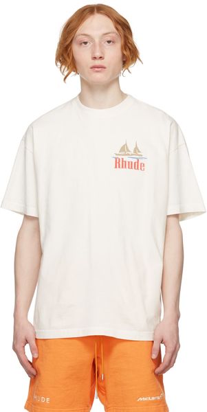 Yaz tişörtleri tasarımcıları erkek rhude tees polos açık hava spor fitness Crewneck yuvarlak boyun hızlı kuruyan yelken tişört baskılı kısa kollu t-shirt