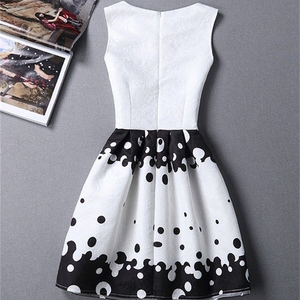 

beauty speckle womens dresses oem clothes y200102, White;black