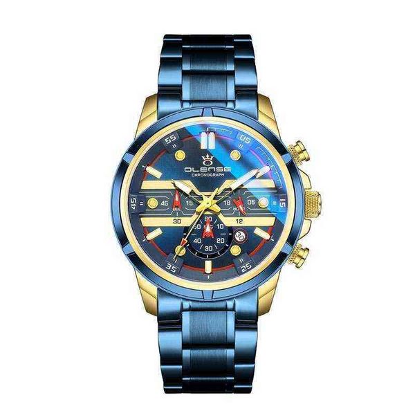 

wristwatches 2022 new men's blu-ray quartz watches fashion luxury luminous stainless steel waterproof men business sports wristwatch 22, Slivery;brown