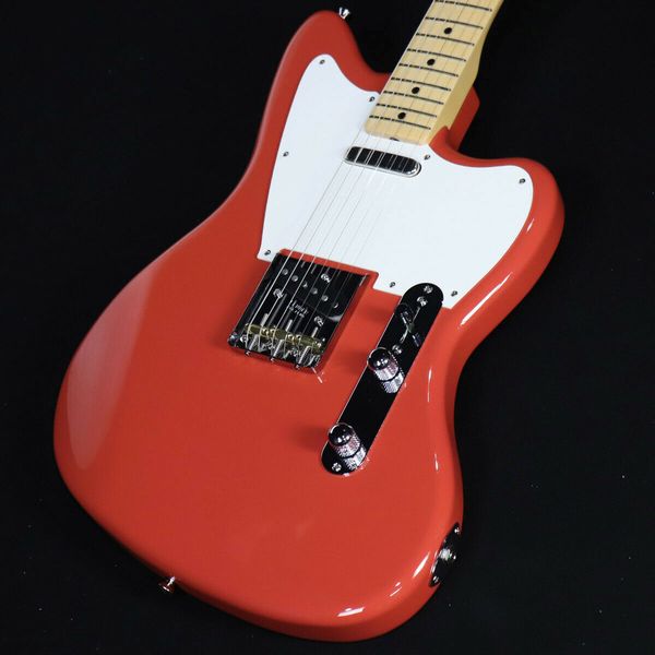 

2022 limited offset tele maple fiesta red electric guitar