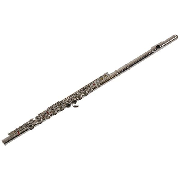 

white copper silver-plated wind instrument 16 hole c tune flute 67 3.1 2.08cm