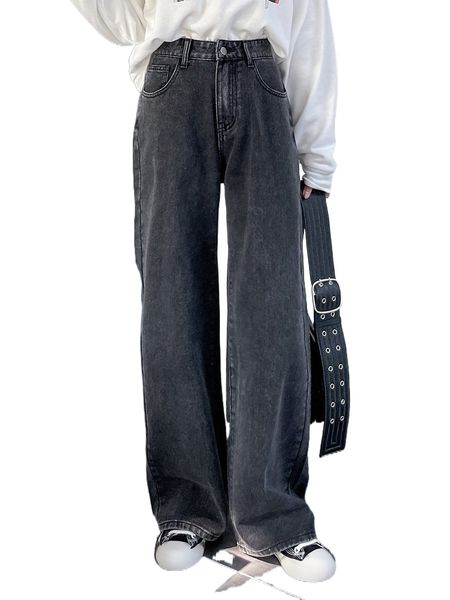 

dazy high waist slant pocket jeans v2yh#, Blue