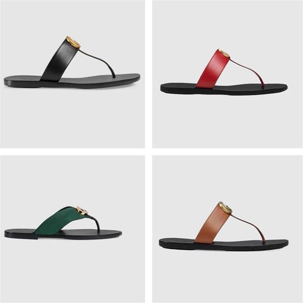

2022 designer sandals men and women slippers gear bottoms flip flops ladies luxury fashion2605, Black