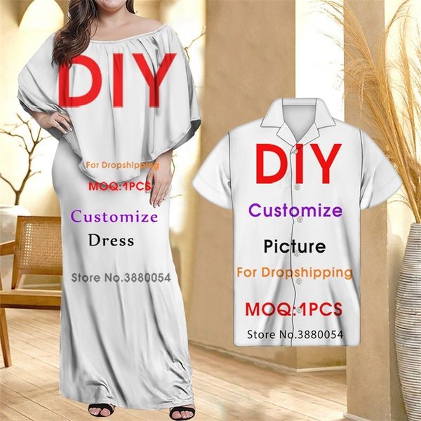 

noisydesigns wholesale business custom image off the shoulder wedding dresses for women plus size 4xl couple party clothing 220609, Black