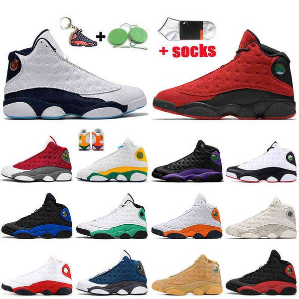 

jumpman women men outdoor shoes 13 13s obsidian reverse bred court purple starfish lucky green athletic trainers sports sneakers
