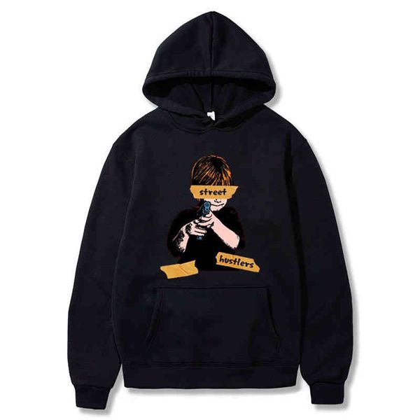 New Street Boy Boy Autumn e Winter Trend Pluxus Hapled's Men Sweater