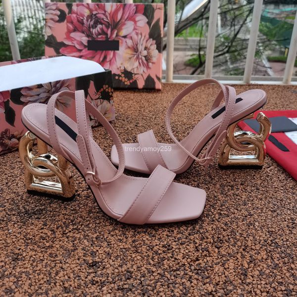 

sandals summer lettered high heels fairy sandals, Black