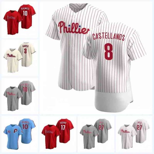 

8 nick castellanos aaron nola jersey harper herrera j.t. realmuto alec bohm rhys hoskins travis jankowski matt joyce kyle schwarber, Black