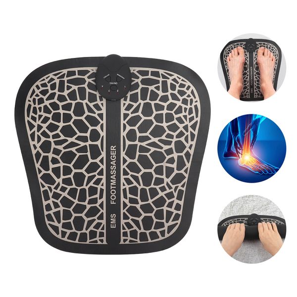 

ems foot massage mat electric massage intelligent foot cushion blood circulation acupunctur pad foot health for pain slippersnew