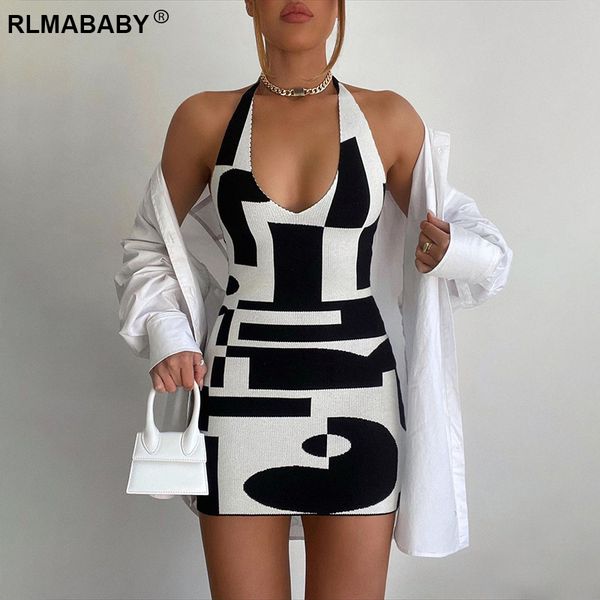

patchwork color lace up knitted sweater mini bodycon dress women casual streetwear package hip summer short bandage dress, Black;gray