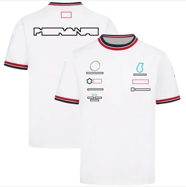 T-shirt f1 2022 estate formula uno polo con risvolto tuta da squadra oversize personalizzata modello commemorativo