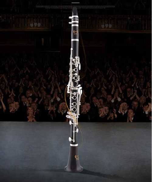 China Brand Ebony Wood Clarinet BB Profissional Tocando músicas importadas CLARINET EBONY Woodwind Instrument