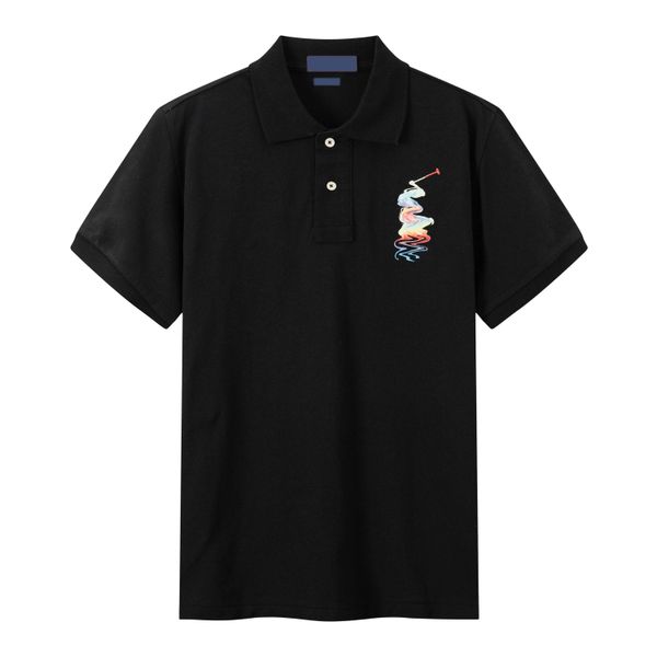 

polos designer men's polos business casual ladies couple embroidered ponypolo shirts war horse pullover factory outlet, White;black