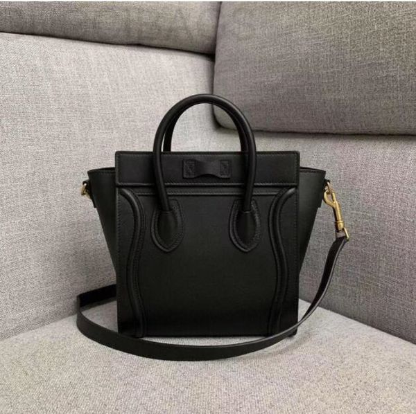 

luxury designer bag classic fashion trend forever nano smiley in drummed natural calfskin cosmetic genuine with long shoulder strap quality