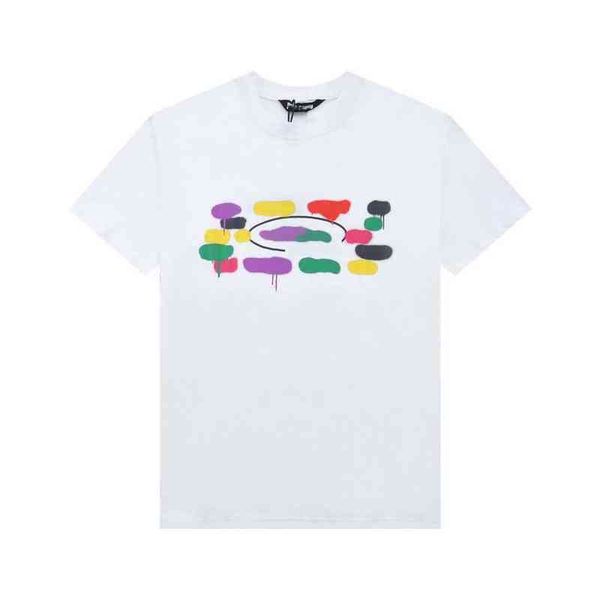 

shirt letters designer flowers luxury printed t palms fashion classic angels mens and womens couple summer loose pa short sleeve tee r17, White;black